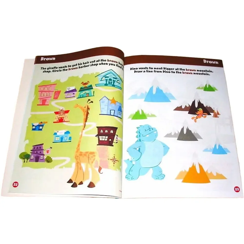 Playskool Workbook 2015 LEARN COLORS PreK Basic Skills Homeschool Daycare